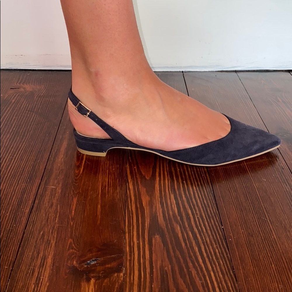 Boden navy flats